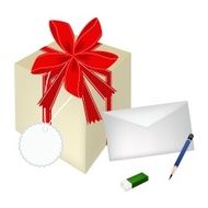 Lovely Gift Box with Envelope and Postcard