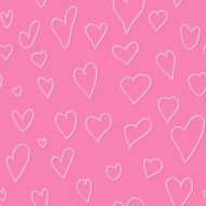 Sketch heart in vintage style N2