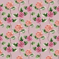 Seamless pattern with Ñamellia flower N4