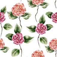 Seamless pattern with Ñamellia flower N7