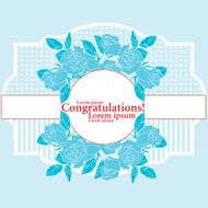 Greeting card with roses N5