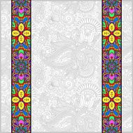 lace border stripe in ornate floral background N9