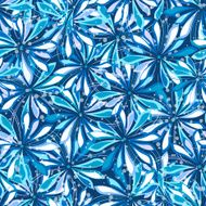 Blue Floral Pattern N9