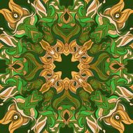 Vector Colorful sunflower or mandala N3