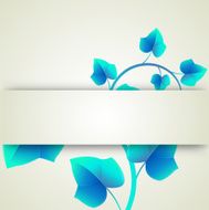 Banner blue leaves curls