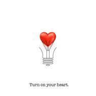 Abstract romantic icons
