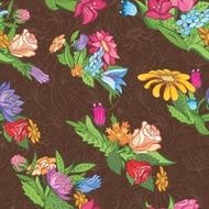 Vintage floral pattern N18