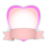 blank heart label
