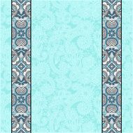 lace border stripe in ornate floral background N13