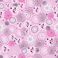 Graphical abstract seamless floral pattern of different N8