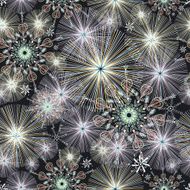 Graphical abstract seamless floral pattern of different N10
