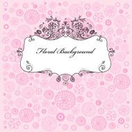 Graphical abstract seamless floral pattern of different N19
