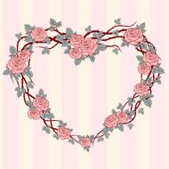 floral frame N153