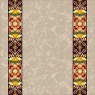 lace border stripe in ornate floral background vector illustrat N5