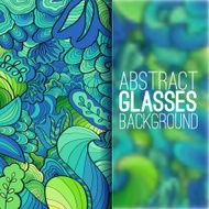 abstract ornament background concept with glasses banner vector illustration design