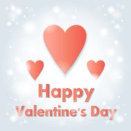 Greeting card with hearts N7