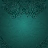 Vintage invitation card with lace ornament N36