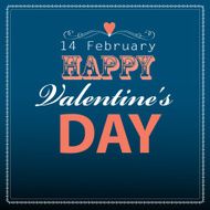 Font greeting card with hearts