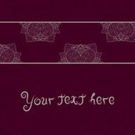 Vintage invitation card N119