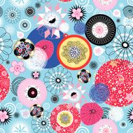 abstract floral pattern N70