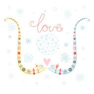 Two snakes fell in love N3