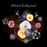 abstract floral pattern N71