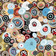 abstract floral pattern N74