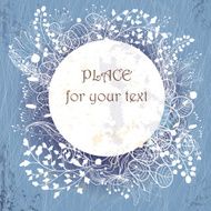 Graphical abstract seamless floral pattern of different N75
