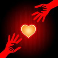 Holding Hands Means Valentine&#039;s Day And Affectionate