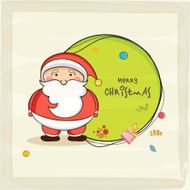 Merry Christmas celebration with Santa Claus