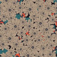 Vintage Romantic Flower Background seamless pattern