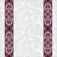 lace border stripe in ornate floral background N20