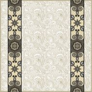 lace border stripe in ornate floral background vector illustrat N8