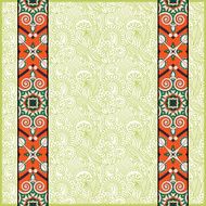 lace border stripe in ornate floral background vector illustrat N9