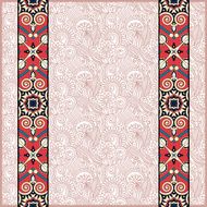 lace border stripe in ornate floral background vector illustrat N10