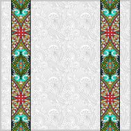 lace border stripe in ornate floral background vector illustrat N14