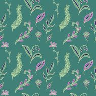 Floral Pattern N864