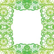 Lacy elegant frame Invitation card N2