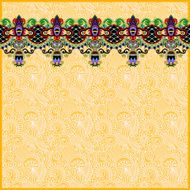 ornate floral background with ornament stripe N2