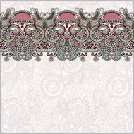 ornate floral background with ornament stripe N6