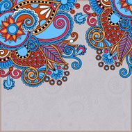 ornate floral card announcement N8