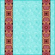 lace border stripe in ornate floral background vector illustrat N16