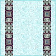 lace border stripe in ornate floral background vector illustrat N18