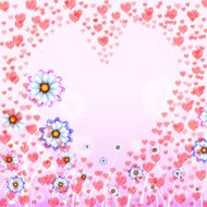 Hearts Copyspace Represents Valentine Day And Copy-Space