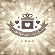 Happy Valentine's day Vector Background
