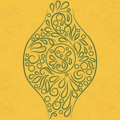 Seamless with vintage pattern N83