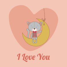 Love Design Over Pink Background Vector Illustration N2