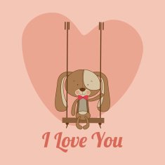 Love Design Over Pink Background Vector Illustration N3