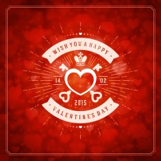 Happy Valentine's day Greeting Card and Bokeh N2