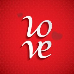 LOVE font type N2
